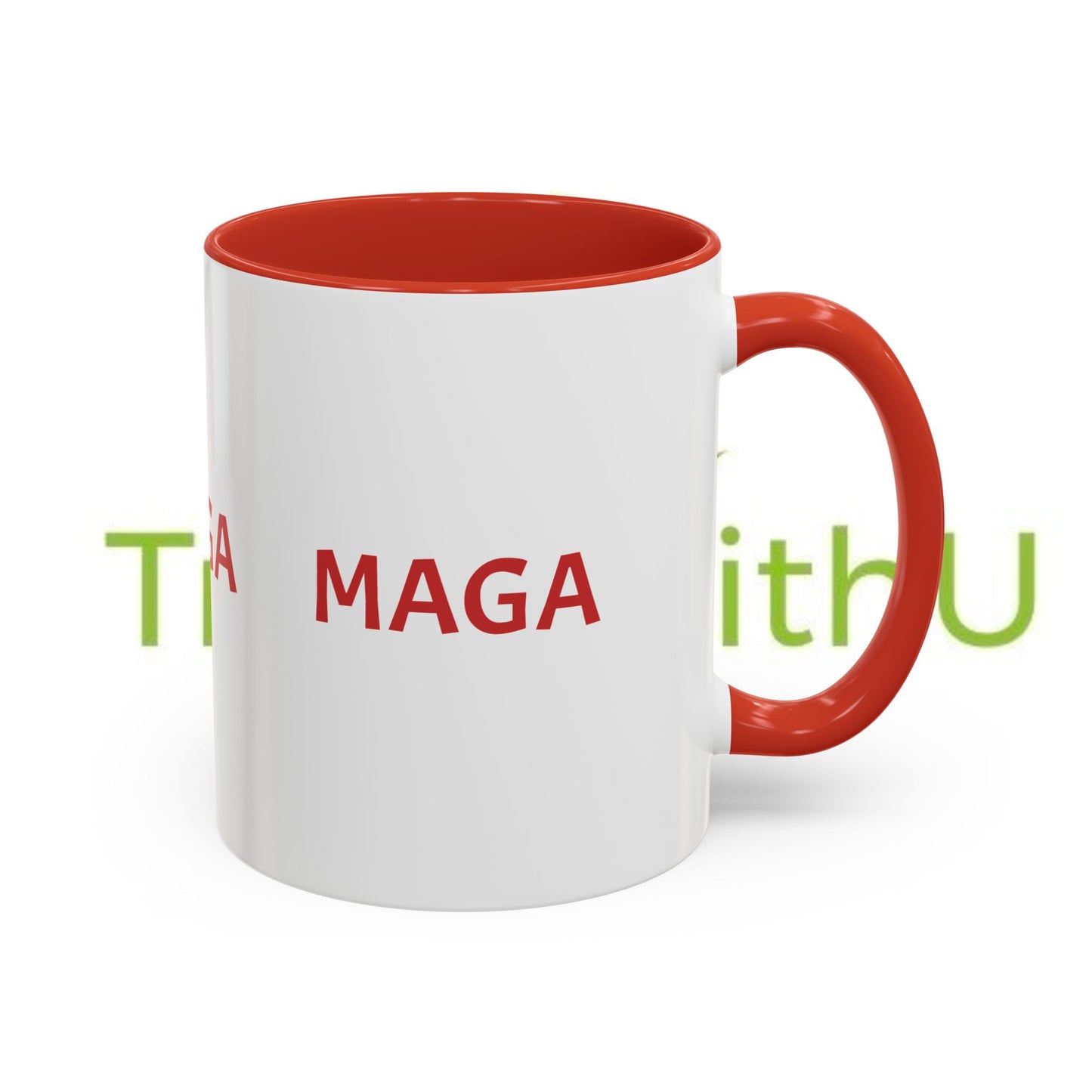 MAGA Accent Coffee Mug - 11oz & 15oz Bold Statement Mug for Patriotic Coffee Lovers