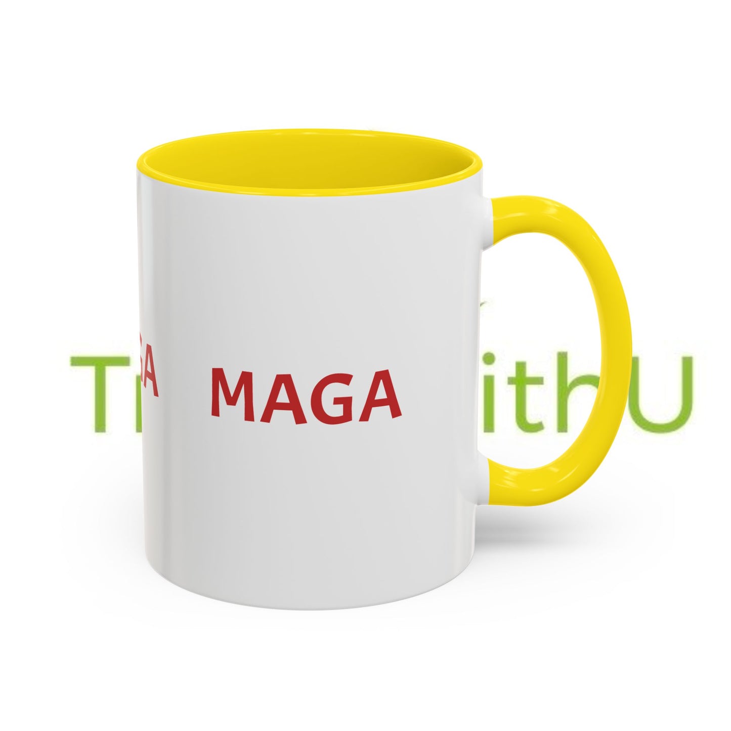MAGA Accent Coffee Mug - 11oz & 15oz Bold Statement Mug for Patriotic Coffee Lovers