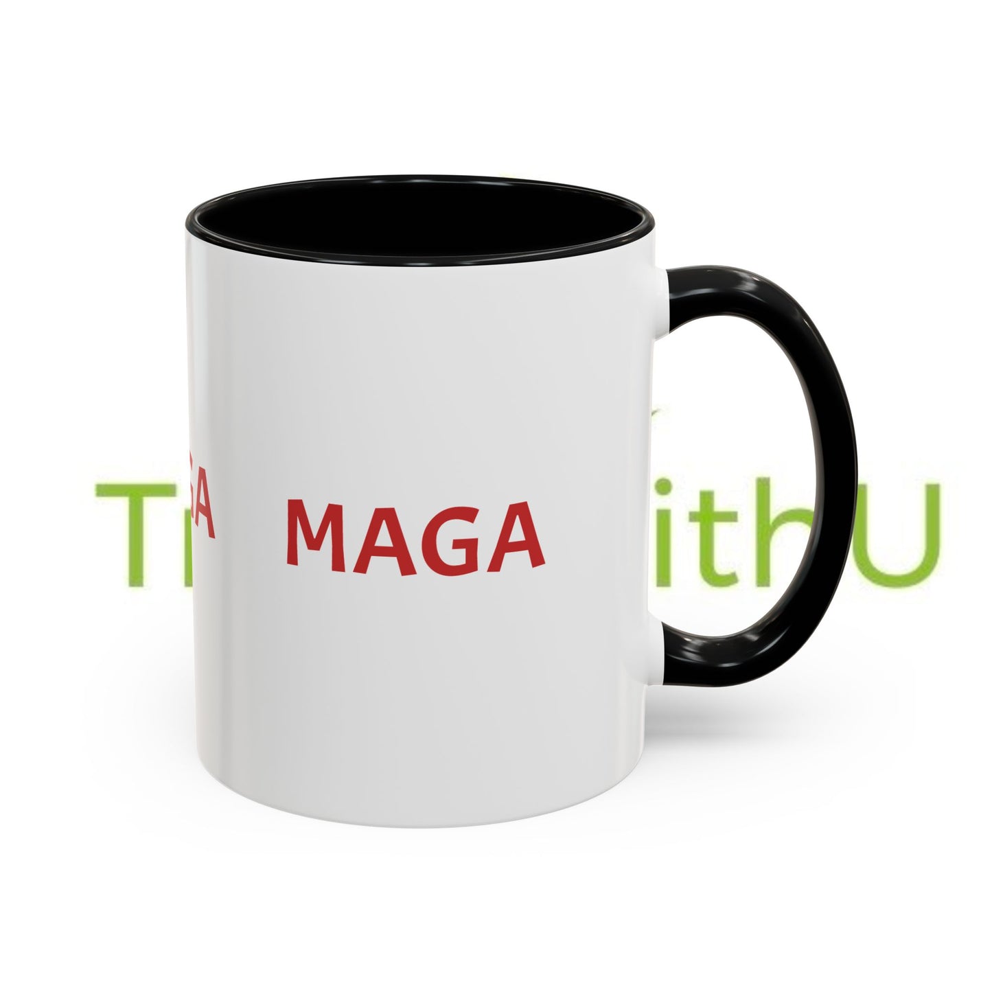 MAGA Accent Coffee Mug - 11oz & 15oz Bold Statement Mug for Patriotic Coffee Lovers