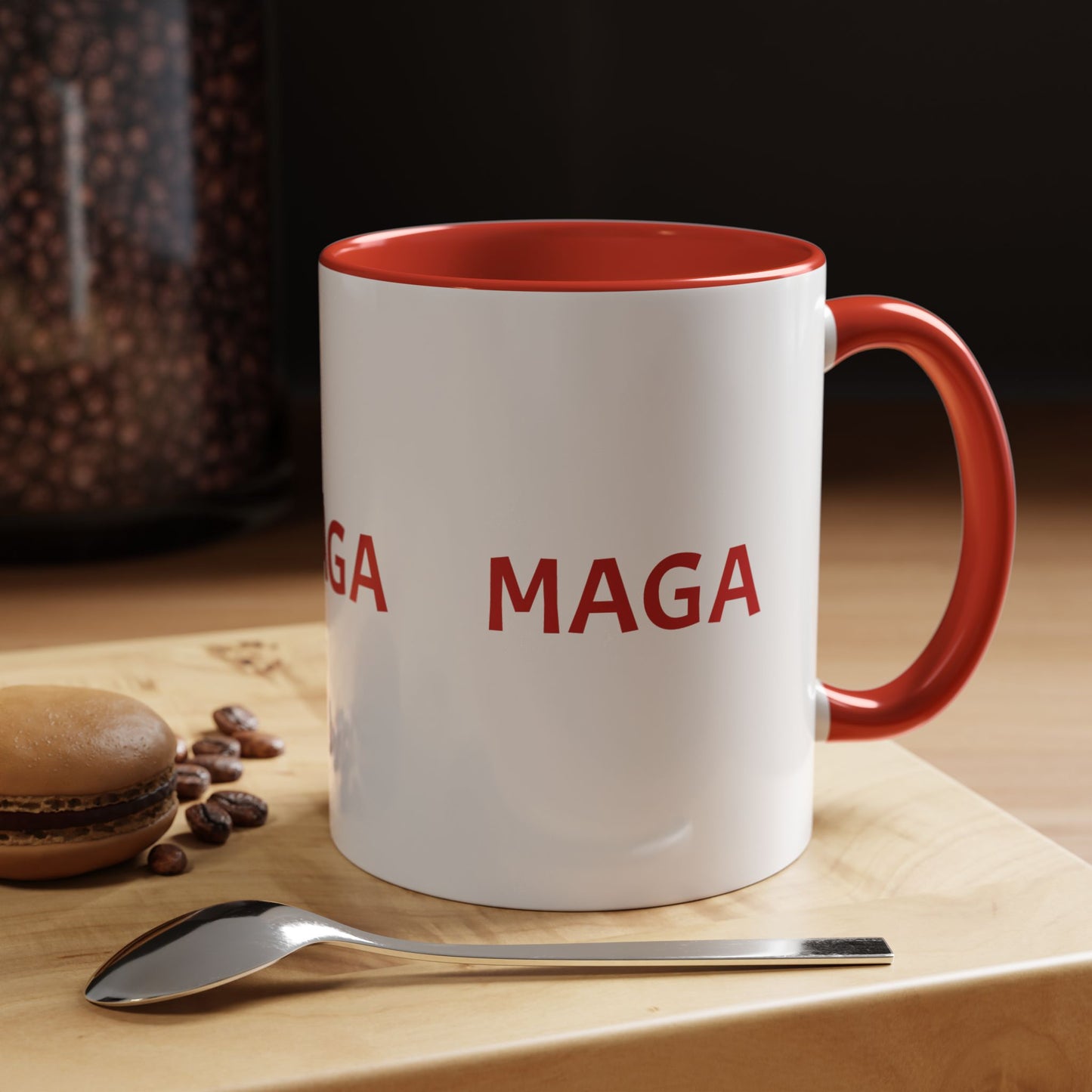MAGA Accent Coffee Mug - 11oz & 15oz Bold Statement Mug for Patriotic Coffee Lovers