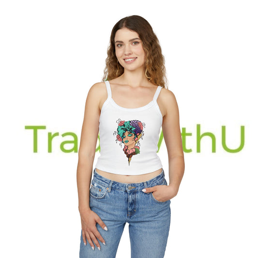 Floral Fantasy Women's Spaghetti Strap Tank Top